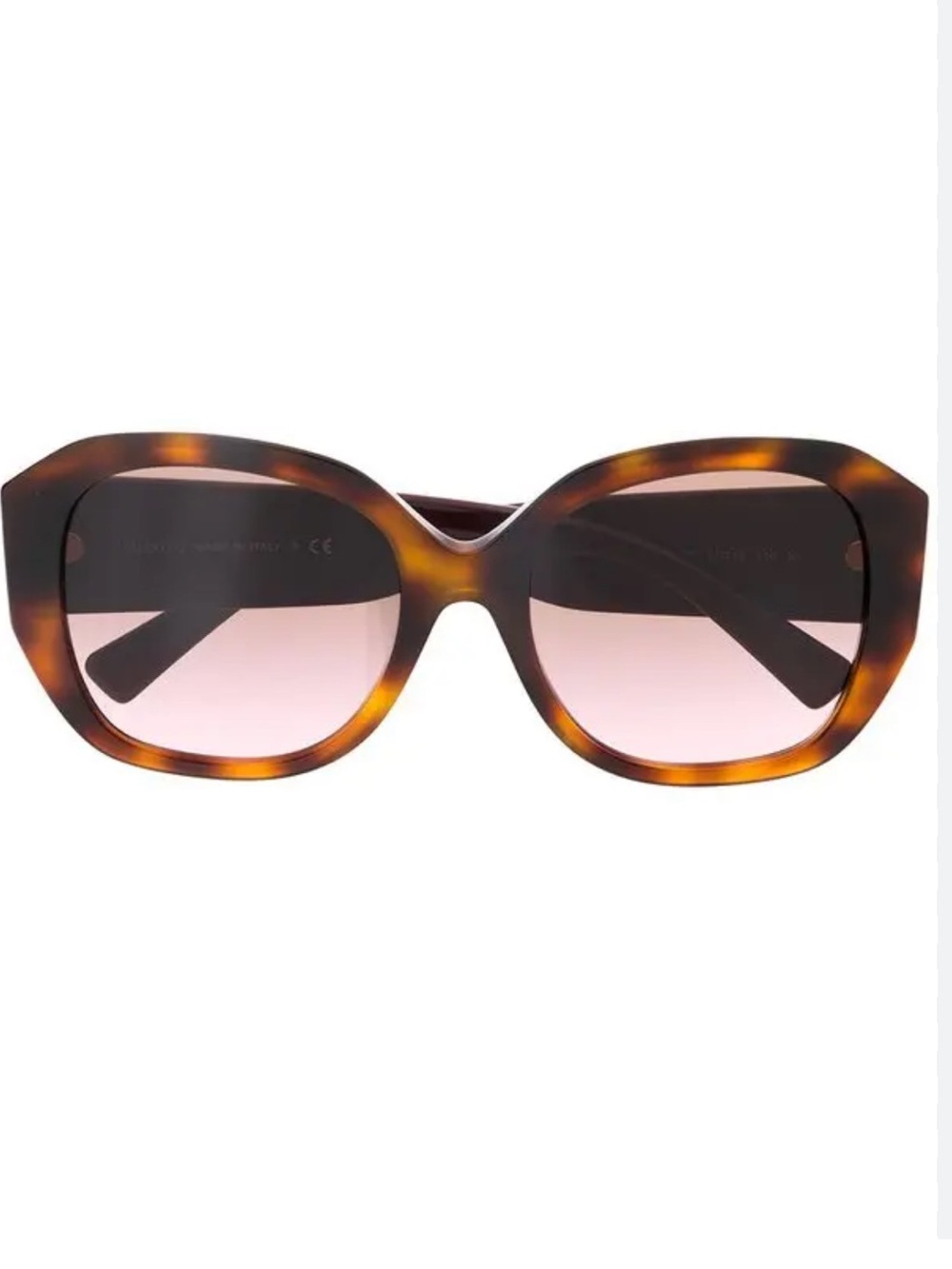 Valentino Garavani Oversized Tortoiseshell Sunglasses